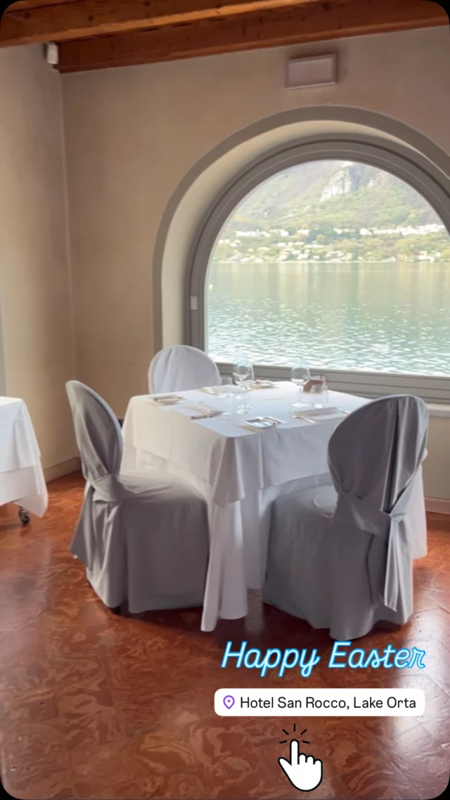 #ristoranteteatromagico#weekend#romanticplace#lagodorta#hotel#easter#pasqua#isolasangiulio#ortasangiulio. @hotel.sanrocco.ortalake @ristoranteteatromagico